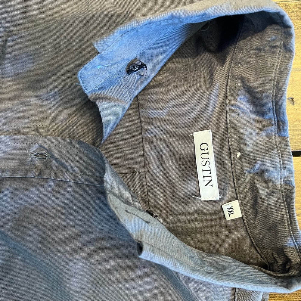 Gustin Slate gray men’s button up